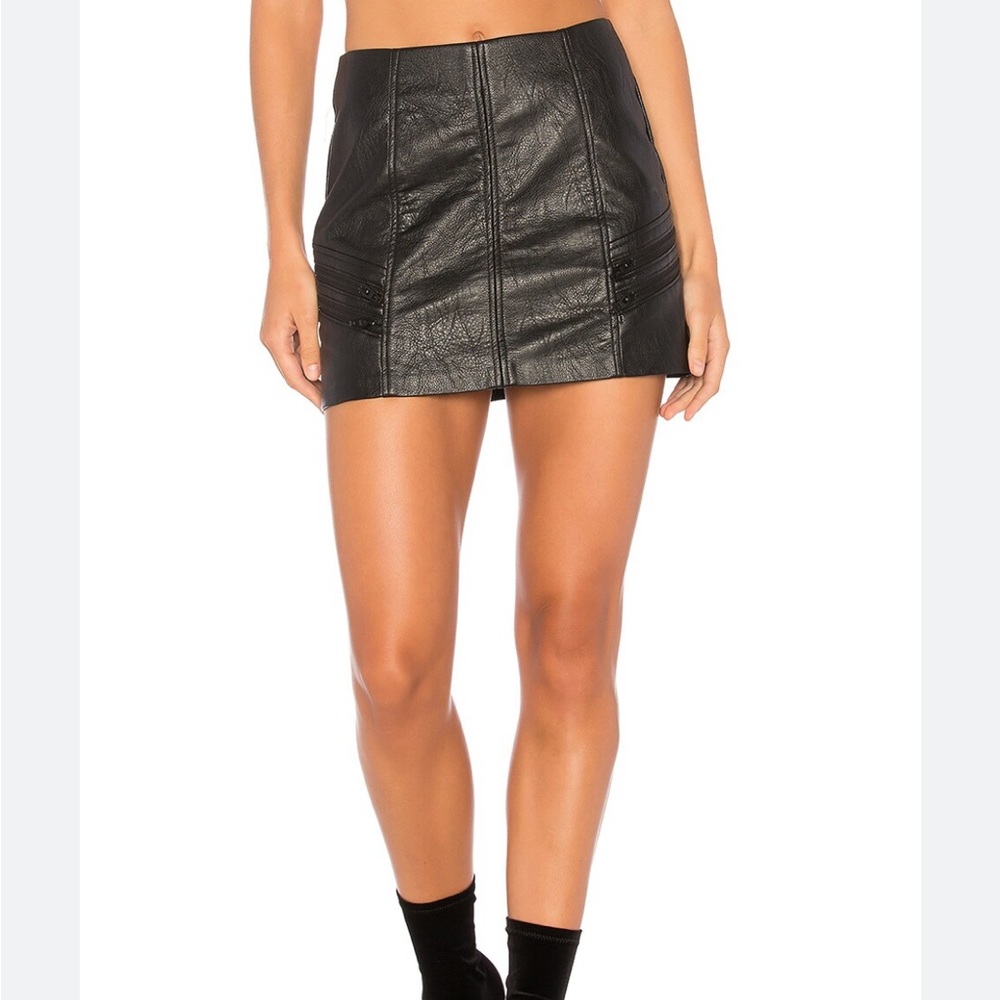 Blank NYC Faux Leather Shift Mini